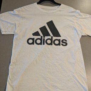 White Adidas T-shirt